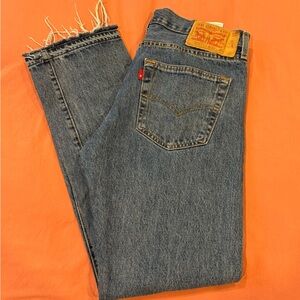 MENS VINTAGE LEVI'S DARK WASH STRAIGHT FIT W32 L30